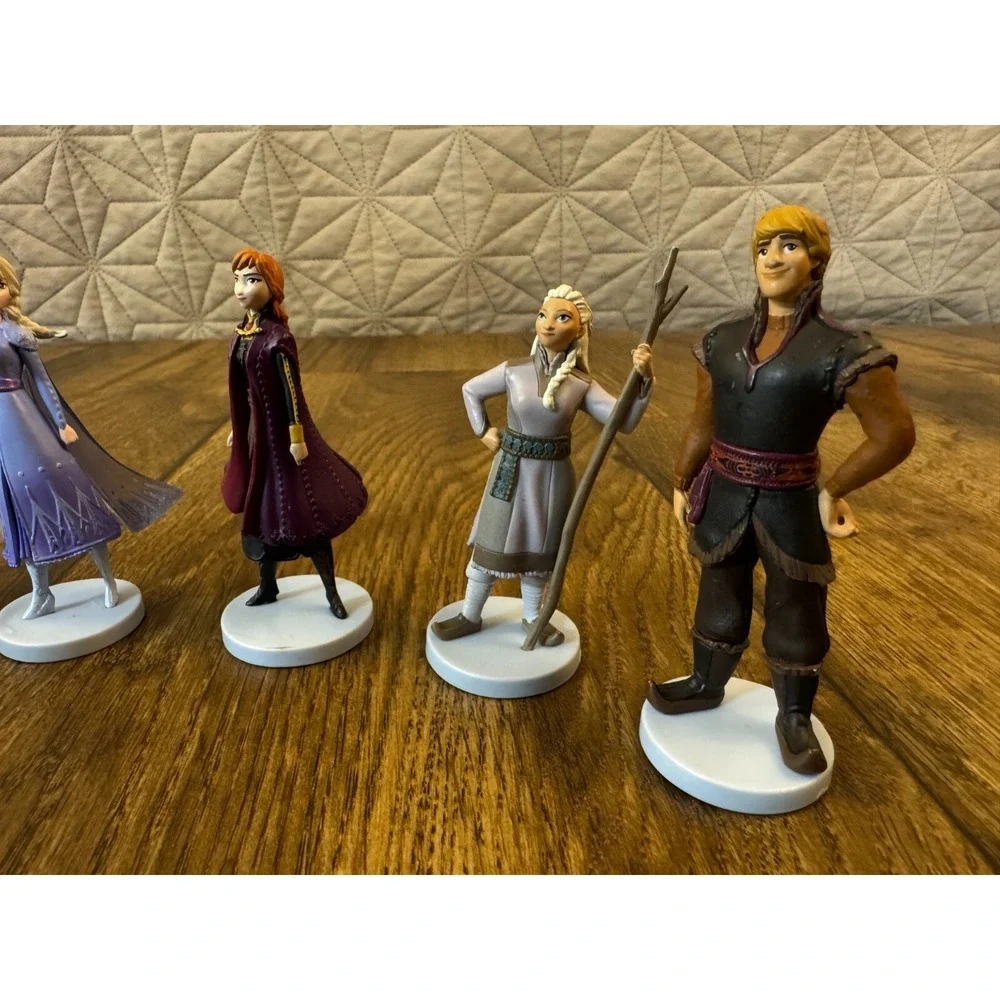 Disney Store Princess Ana Elsa Frozen Toy Figures Lot Cake Topper Yelena Mattias